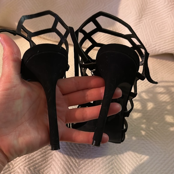 NEW Women’s Mossimo Caged Heel Strappy Gladiator Pumps Heels Size 9 - Picture 4 of 7